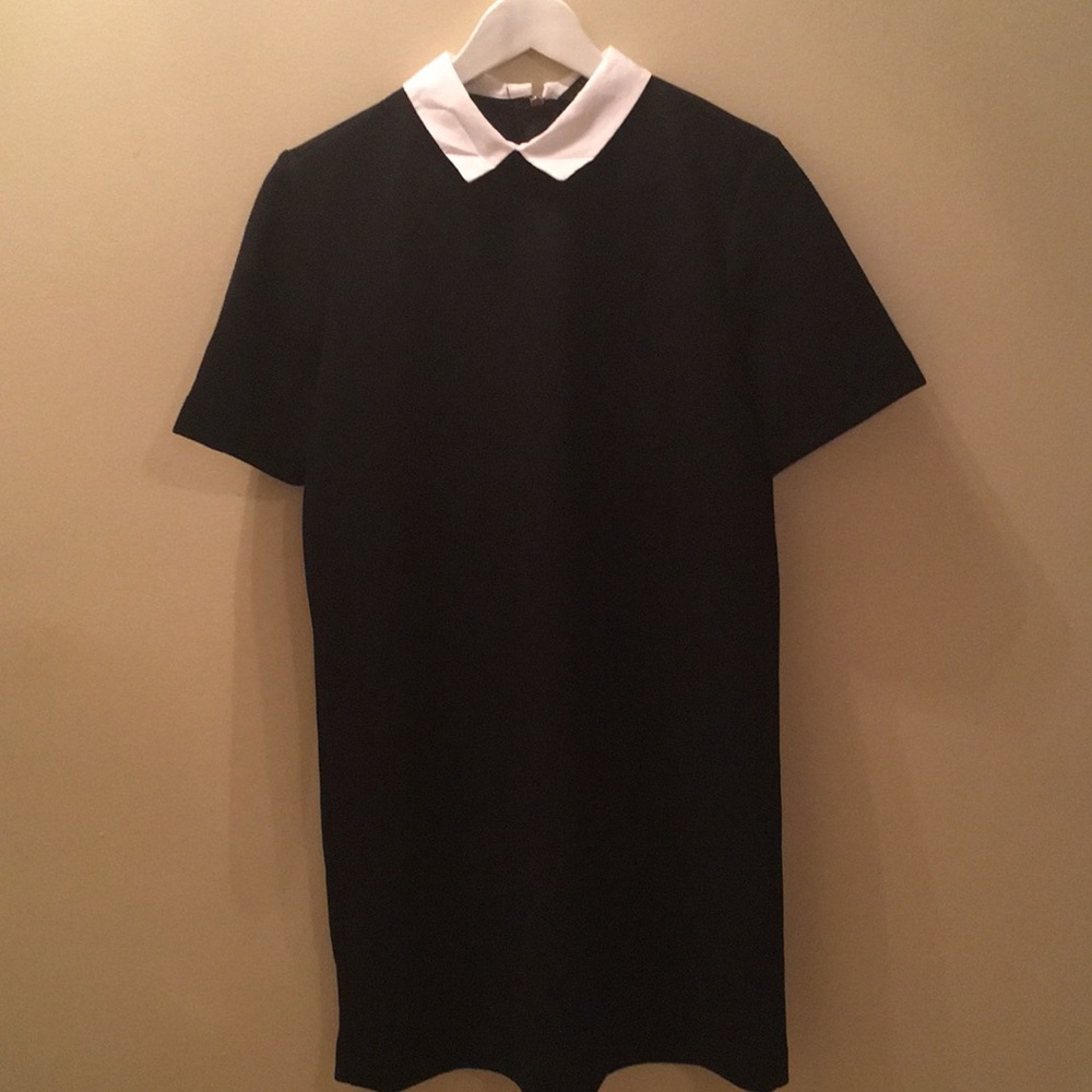 Zara Black collard dress